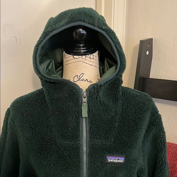 Patagonia Men’s Recycled Sherpa Hoody Green Zip Up Jacket Gorpcore Outdoor - Picture 2 of 12